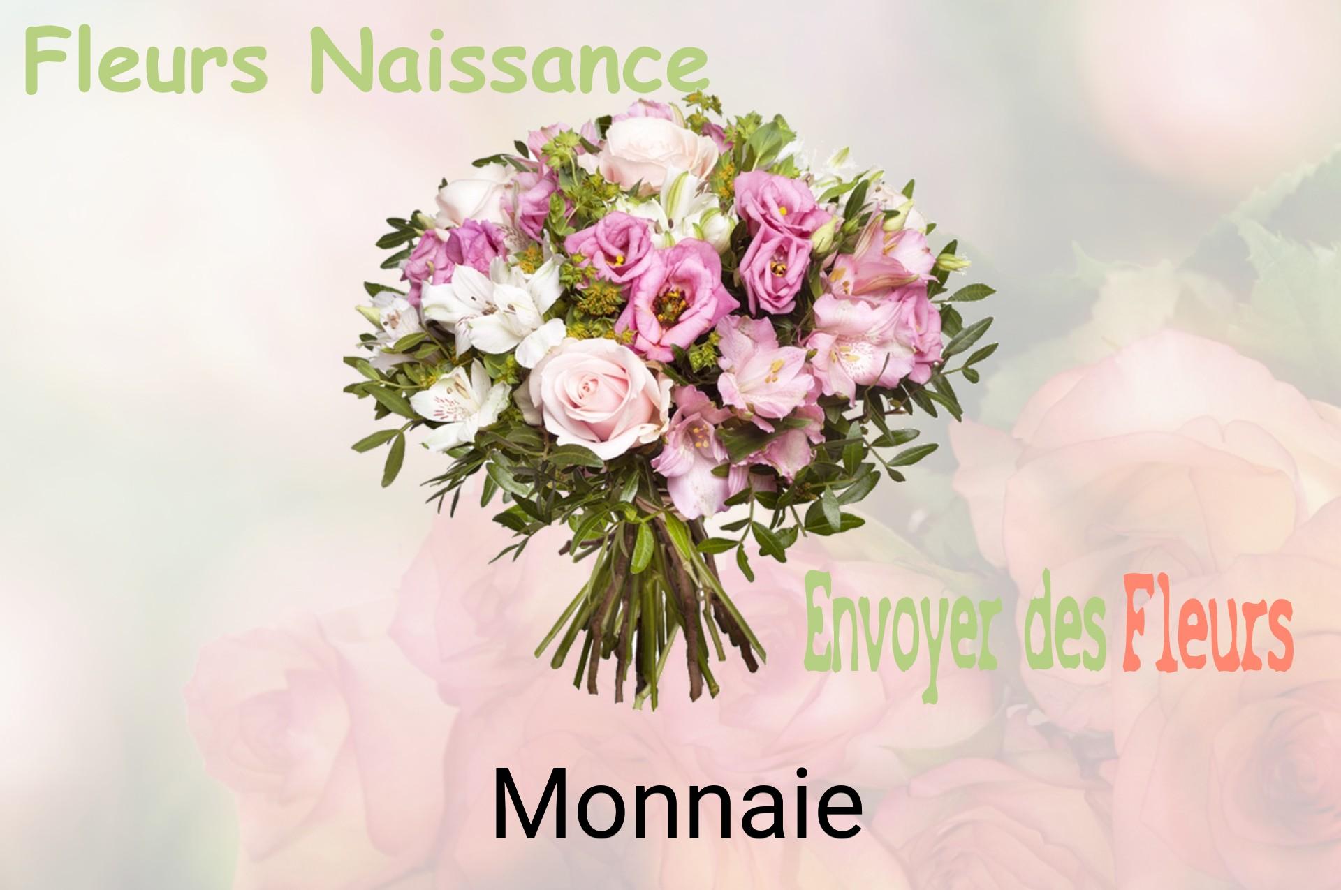 Bouquet de fleurs de naissance livré à Monnaie
